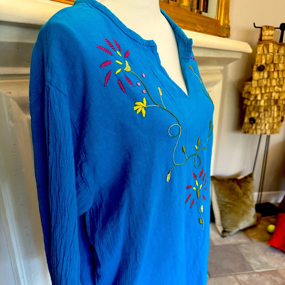 Handcrafted, Mexican shirt from Ajijic, Jalisco, Mexico.